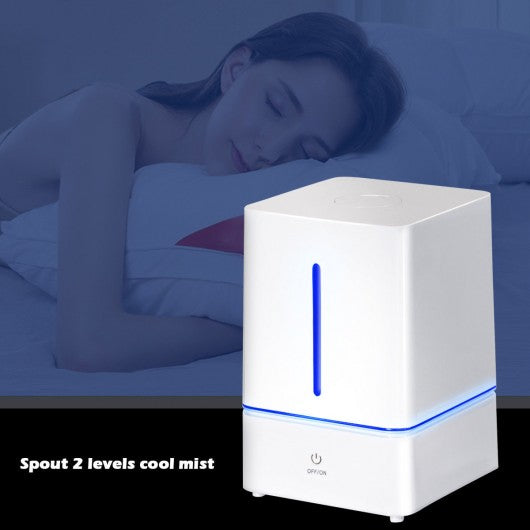 4 L Ultrasonic Cool Mist Air Humidifier w/ LED Night Light