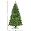 6Ft Unlit Hinged PVC Artificial Christmas Tree