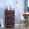 4 Drawer Fabric Dresser Storage Tower Nightstand