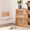 Wall Mounted Teak Wooden Folding Shower Bath Seat