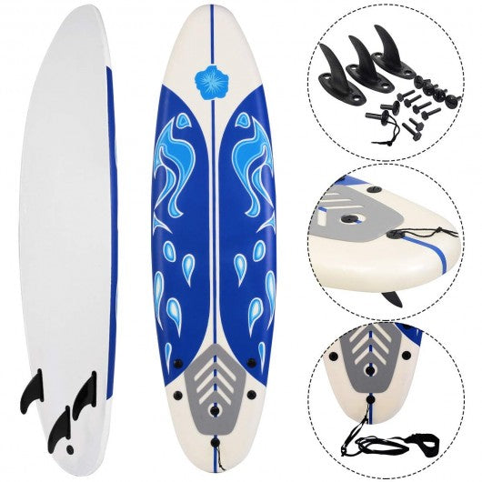 6' Surf Foamie Boards Surfing Beach Surfboard