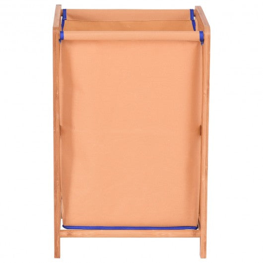 Bamboo Frame Durable Clothes Storage Laundry Hamper