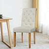 Set of 2 Tufted Dining Chair