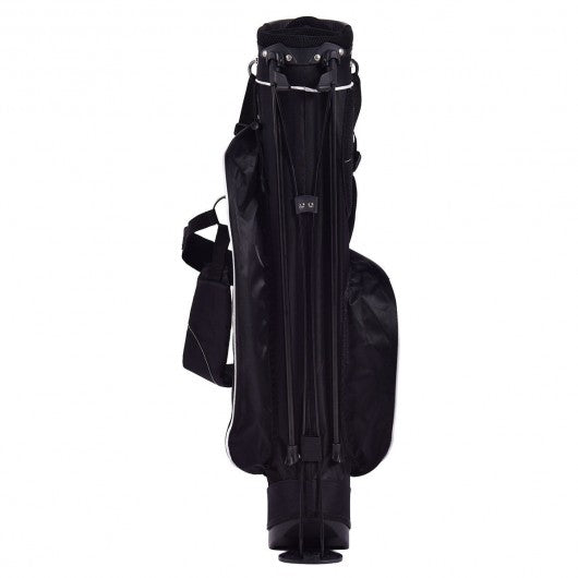 Golf Stand Cart Bag w/ 4 Way Divider Carry Organizer Pockets