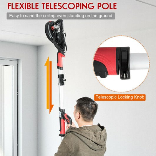 Electric Drywall Sander 750W Adjustable Variable Speed w/Sanding Pad