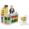 Grocery Store Playset Pretend Play Supermarket Shopping Set