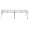 8' Aluminum Folding Picnic Camping Table
