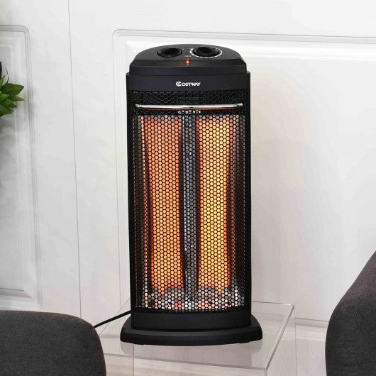 Heating Radiant Fire Tower Infrared Electric Quartz Heater
