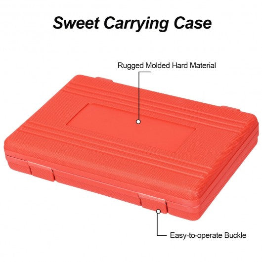 Oil Pressure Tester Gauge Engine Diagnostic Test with Adapters and Case