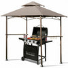 8' x 5' Outdoor Barbecue Grill Gazebo Canopy Tent BBQ Shelter 