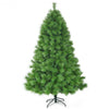 7 ft Hinged Artificial Christmas Tree Holiday Decoration with Stand