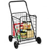 Portable Folding Shopping Cart Utility for Grocery Laundry