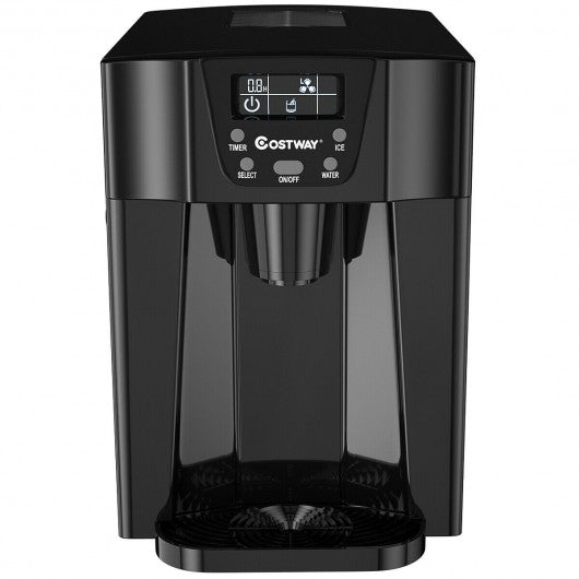 2 In 1 Ice Maker Water Dispenser 36lbs/24H LCD Display