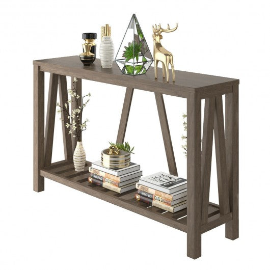 52 Inch Long Console End Sofa Table