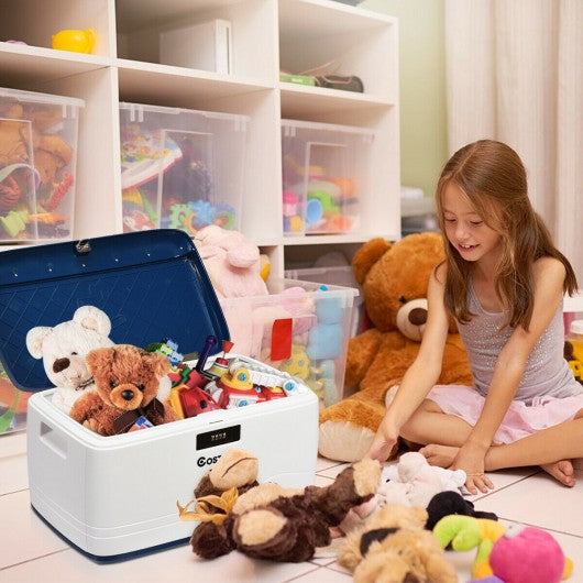 8-Gallon Stackable Locking Storage Container