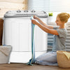 8 lbs Compact Mini Twin Tub Spinner Washing Machine
