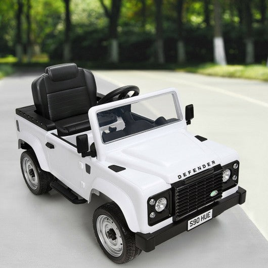 Landrover Defender Licensed Pedal Powered Car-White