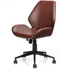 Office Home Leisure Mid-back Upholstered Rolling Chair