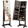 Jewelry Cabinet Armoire Lockable Standing Storage Organizer