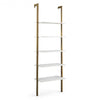 5-Tier Metal Frame Ladder Shelf