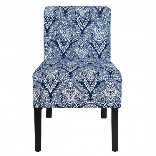 Armless Accent Upholstered Fabric Dining Chair