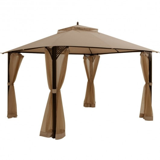12' x 10'Outdoor Double Top Patio Gazebo