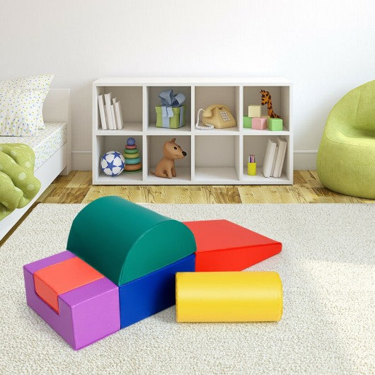 6 Piece Climb Crawl Play Set Indoor Kids  Toddler