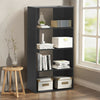 4-tier Bookcase One Fixed and Three Adjustable Shelves