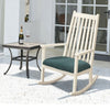 Wood Rocking Chair  with Thick Cushion