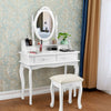 Mirror Jewelry Storage Makeup Dressing Table Vanity Set