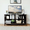 Wooden TV Stand Entertainment Media Center