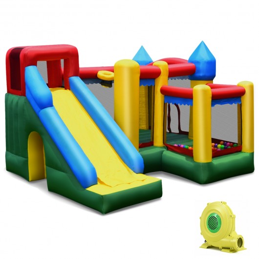 Mighty Inflatable Bounce House Castle Jumper Moonwalk with Blower