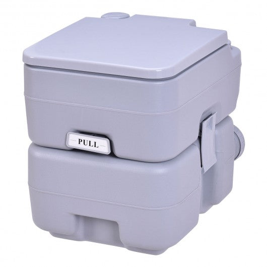 5 Gallon 20 L Outdoor / Indoor Potty Commode Portable Flush Toilet