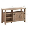 Entertainment TV Stand with Storage Cabinet & Shelf