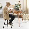 Tripod Folding French Wooden Easel with Sketch Box