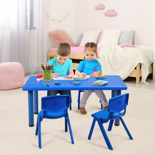 4 Pack Kids Plastic Stackable Classroom Chairs