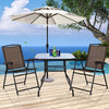 Outdoor Patio Square Glass Dining Table