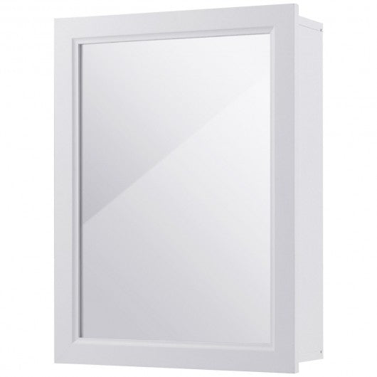 Wall Mounted Adjustable Medicine Storage Mirror Cabinet