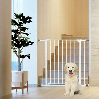 Child Pets Safety Gate Door Metal Easy Locking System