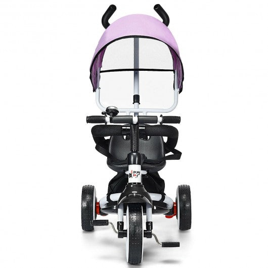 4-in-1 Kids Baby Stroller Tricycle Detachable Learning Toy Bike