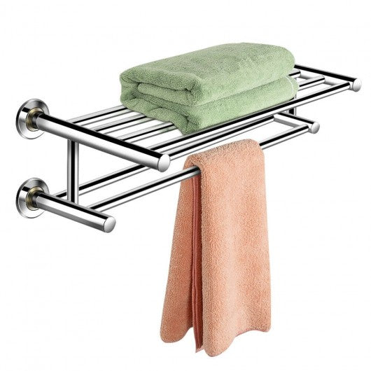 Wall Mounted Stainless Steel Towel Storage Rack
