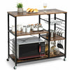 Rolling Industrial Kitchen Baker's Storage Shelf