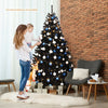 6Ft Hinged Artificial Halloween Christmas Tree