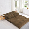 6 Position Adjustable Sleeper Lounge Couch with 2 Pillows