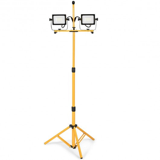 60W 6000 lm LED Work Light with Metal Tripod Stand