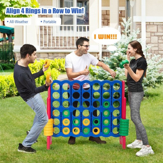 Jumbo 4-tocore 4 in A Row Giant Game Set