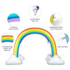 Inflatable Rainbow Sprinkler Backyard Games Outside Water Toy Yard