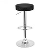 Adjustable Round Leather Swivel Seat Bar Stool