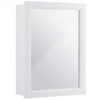 Wall Mounted Adjustable Medicine Storage Mirror Cabinet