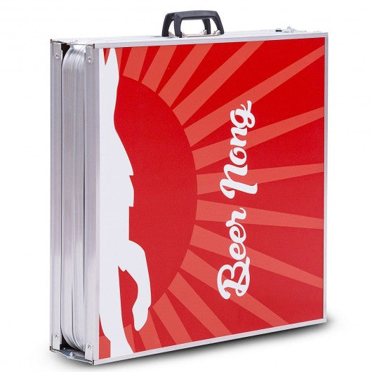 8 ft Indoor Outdoor Portable Folding Beer Pong Camping Table